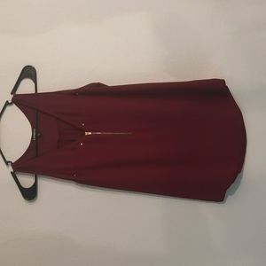 Burgundy Express Blouse size M